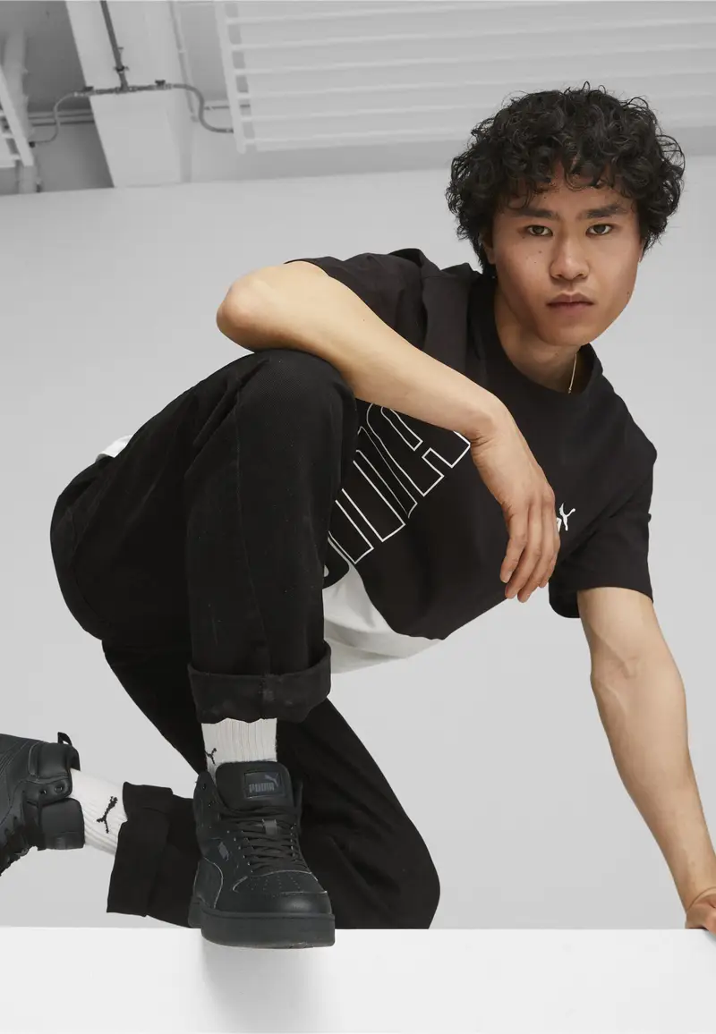 Sneakers Caven 2.0 Mid PUMA Black Cool Dark Gray | Puma Nero