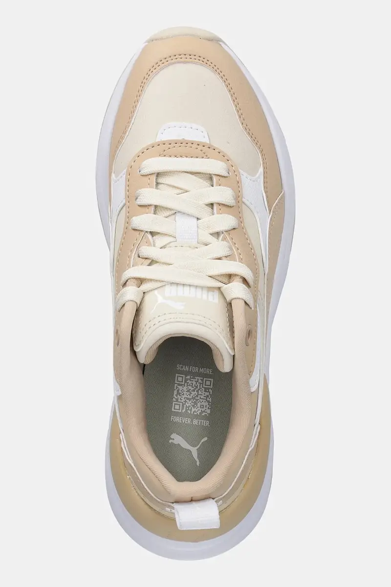 sneakers Cilia Wedge colore beige miniatura 4