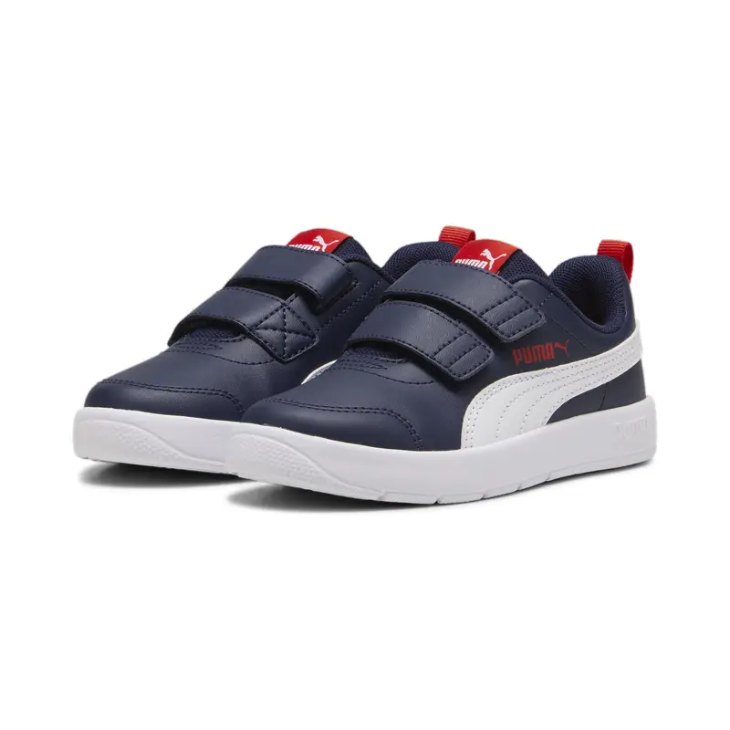 Sneakers Courtflex V3 per bambini PUMA Navy White Red Blue | Puma Blu