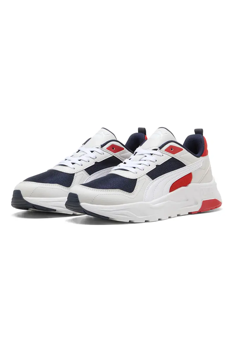 Sneakers Grigie con Dettagli Rossi e Blu PUMA Trinity 2 LT [NAVY miniatura 2