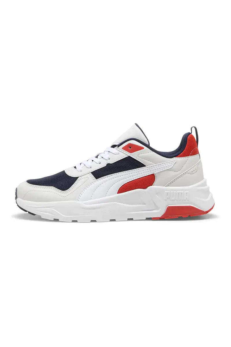 Sneakers Grigie con Dettagli Rossi e Blu PUMA Trinity 2 LT [NAVY