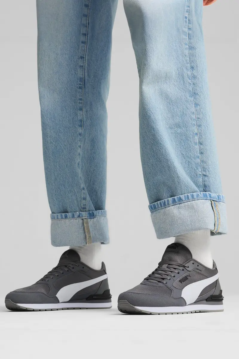 Sneakers Grigie e Bianche PUMA ST Runner v4 Mesh [GRIGIO SCURO