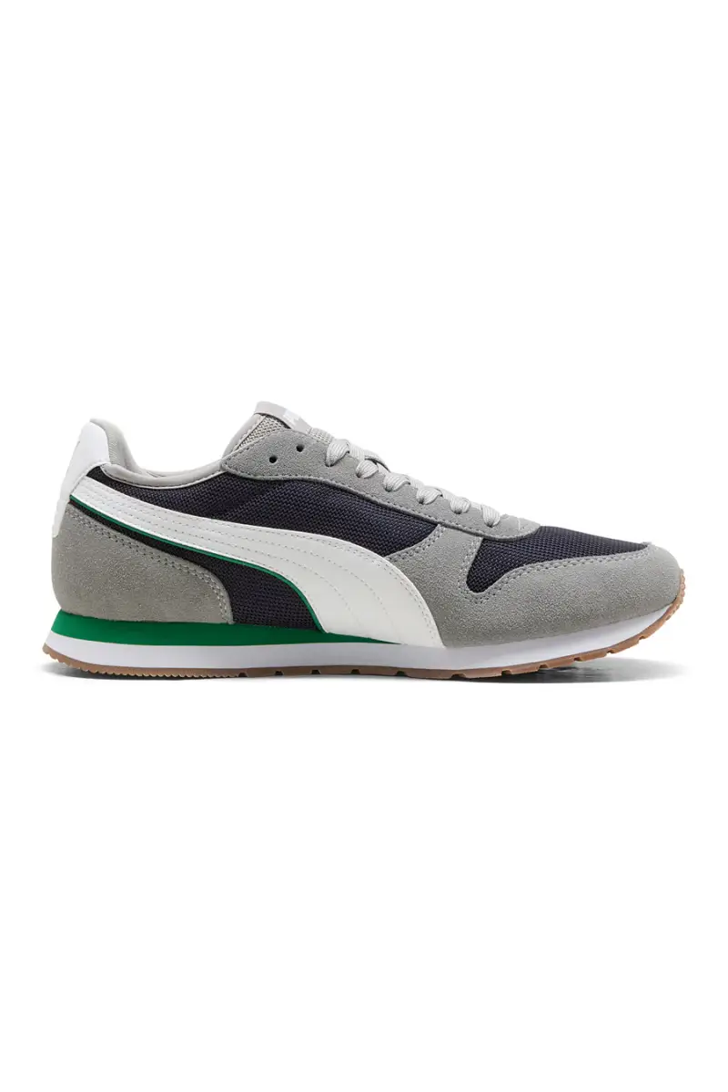 Sneakers grigie e navy in mesh con dettagli scamosciati Puma ST Miler [NAVY miniatura 3