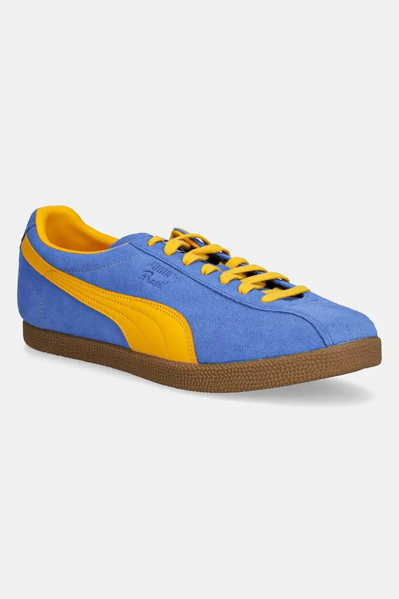 sneakers in camoscio Brasil uomo colore blu 401048