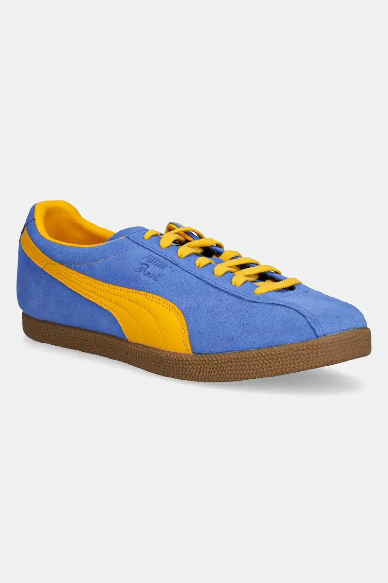 sneakers in camoscio Brasil uomo colore blu 401048
