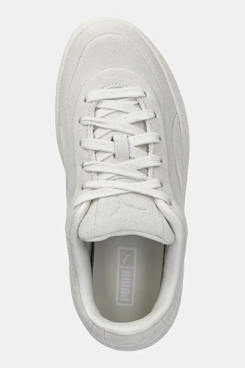 sneakers in camoscio CA Luxe Elevated donna colore grigio 401356 miniatura 4