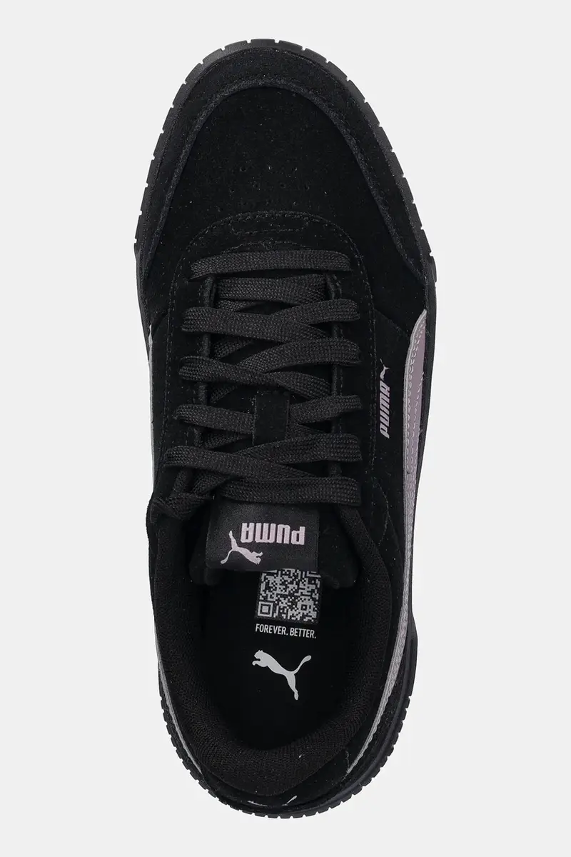 sneakers in camoscio Carina Mia SD donna colore nero 402638 miniatura 4