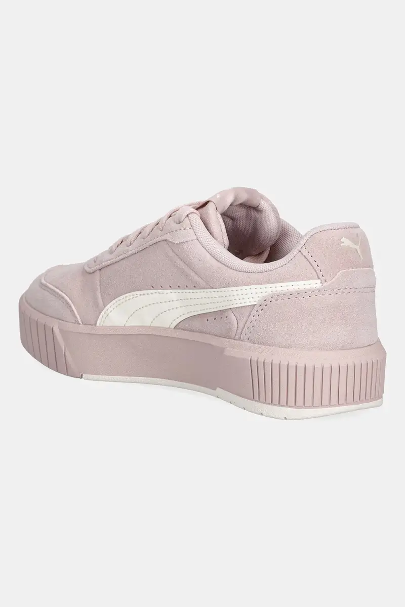 sneakers in camoscio Carina Mia SD donna colore rosa 402638 miniatura 3