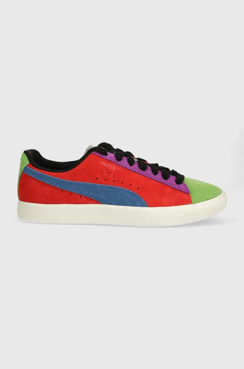 sneakers in camoscio Clyde Culture Multicolore