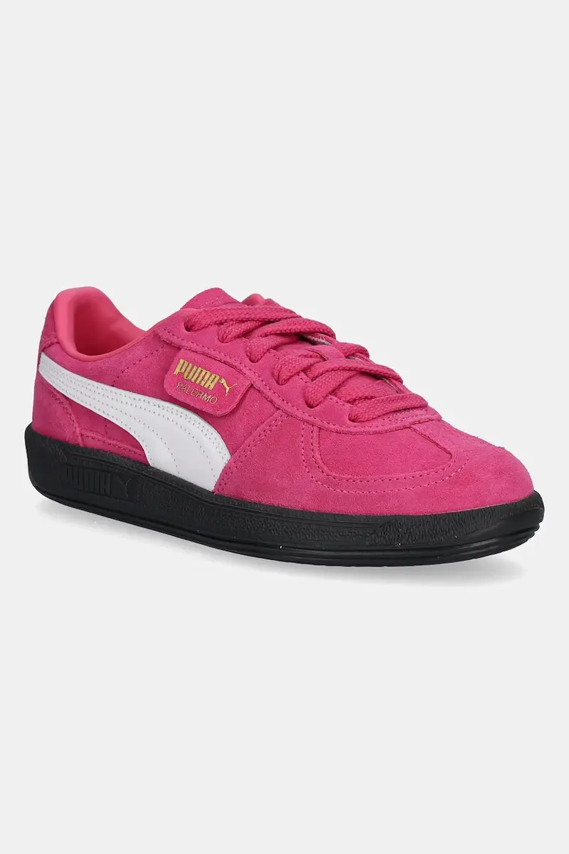 sneakers in camoscio Palermo Cobalt Glaze colore rosa 396463