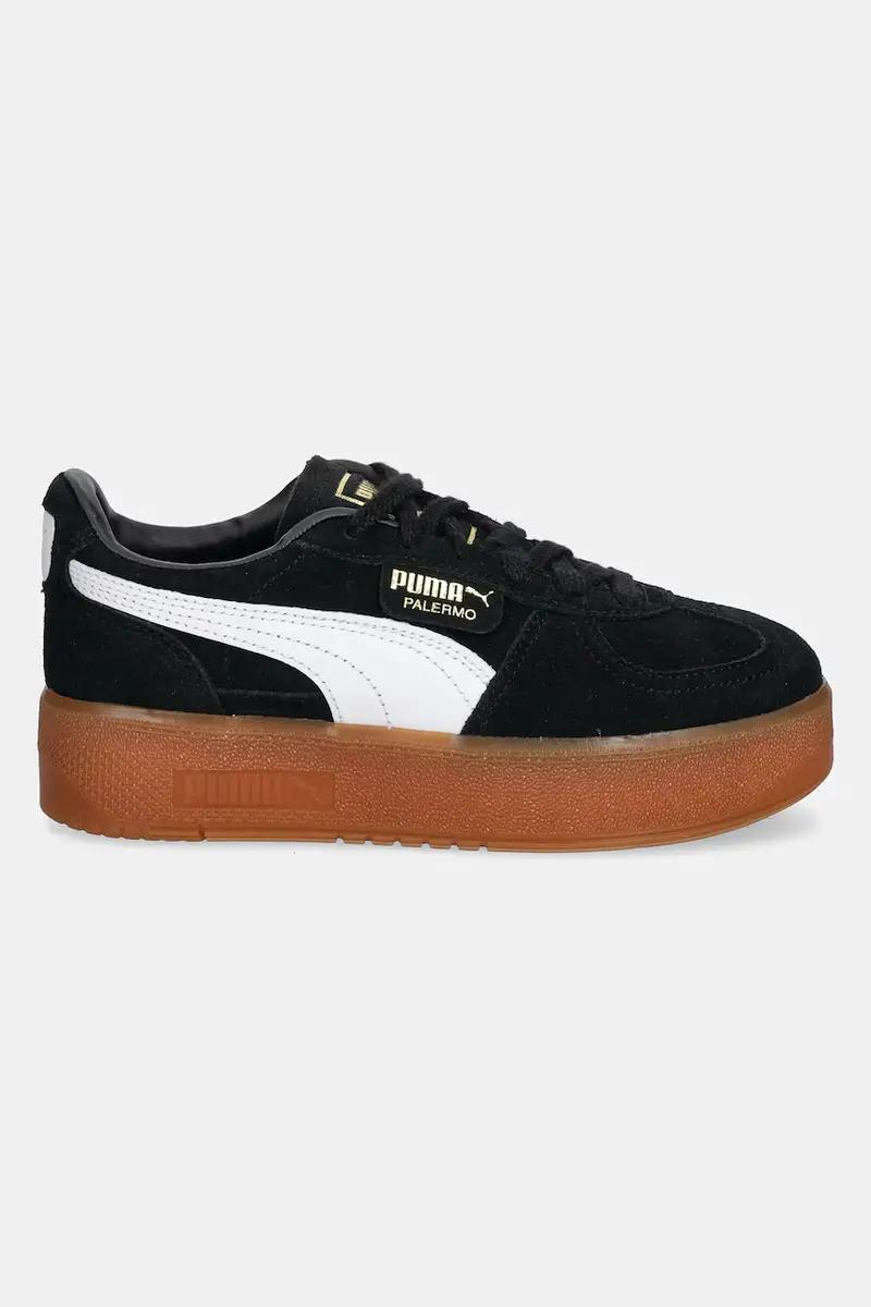 sneakers in camoscio Palermo Elevata Wns colore nero 399348 miniatura 2