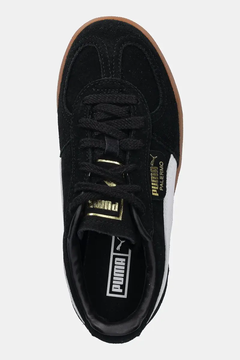 sneakers in camoscio Palermo Elevata Wns colore nero 399348 miniatura 4