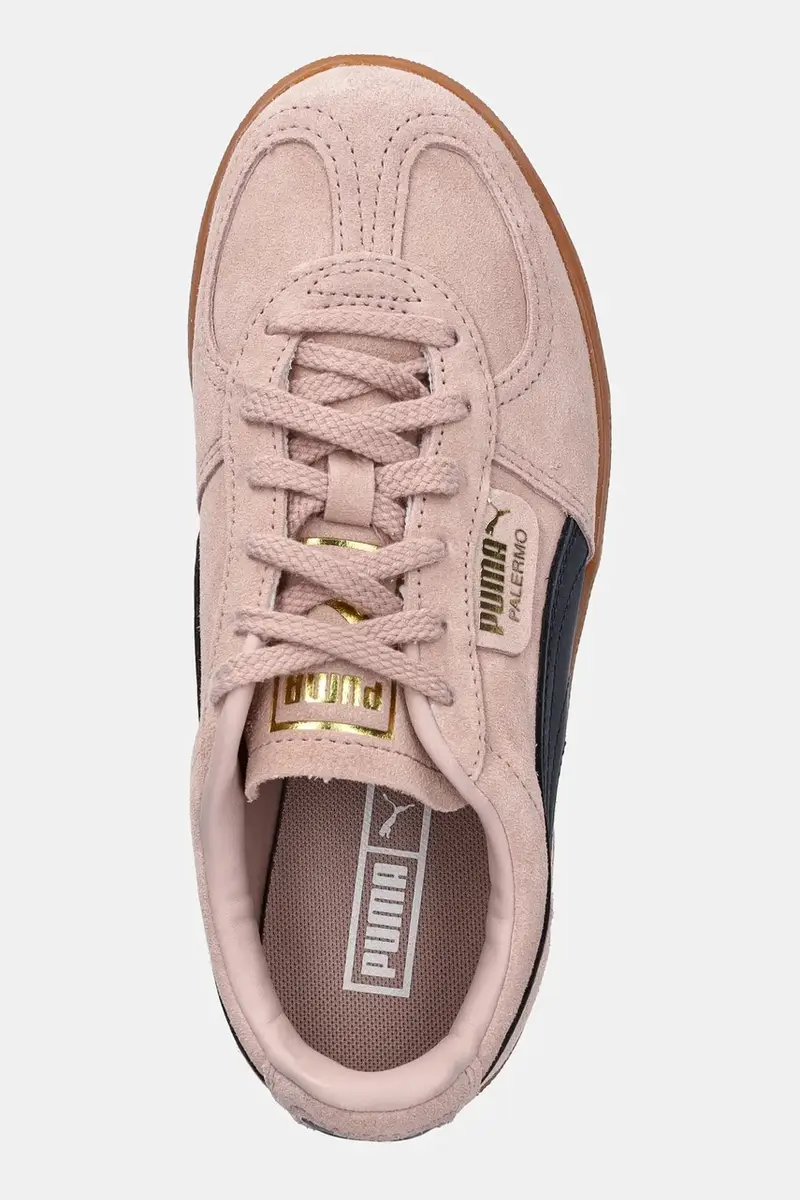 sneakers in camoscio Palermo Elevata Wns colore rosa 399348 miniatura 4