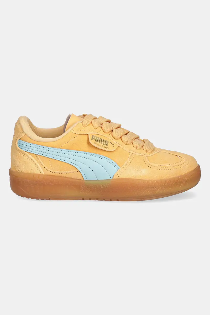 sneakers in camoscio Palermo Moda Xtra Gum Wns donna colore arancione 400323 miniatura 2