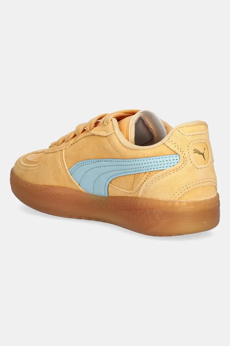 sneakers in camoscio Palermo Moda Xtra Gum Wns donna colore arancione 400323 miniatura 3