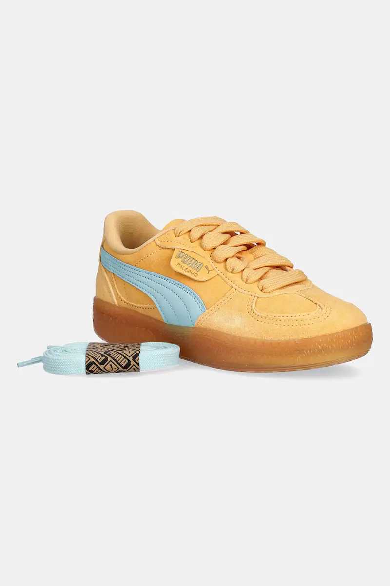 sneakers in camoscio Palermo Moda Xtra Gum Wns donna colore arancione 400323 miniatura 5