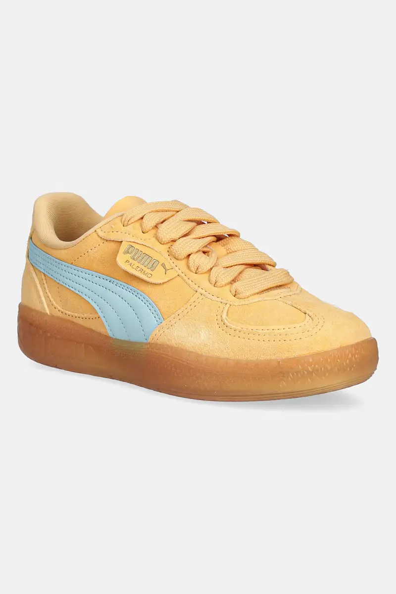 sneakers in camoscio Palermo Moda Xtra Gum Wns donna colore arancione 400323