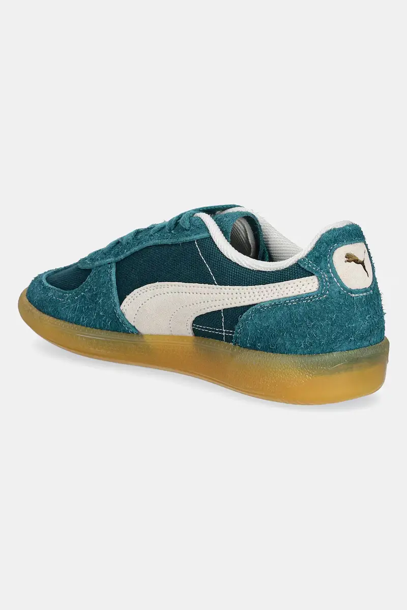 sneakers in camoscio Palermo Vintage Turchese miniatura 3