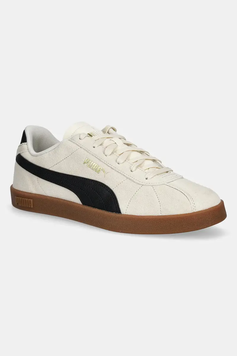 sneakers in camoscio Puma Club II colore beige 397444