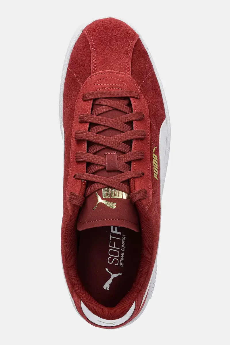 sneakers in camoscio Puma Club II colore granata 397444 miniatura 4