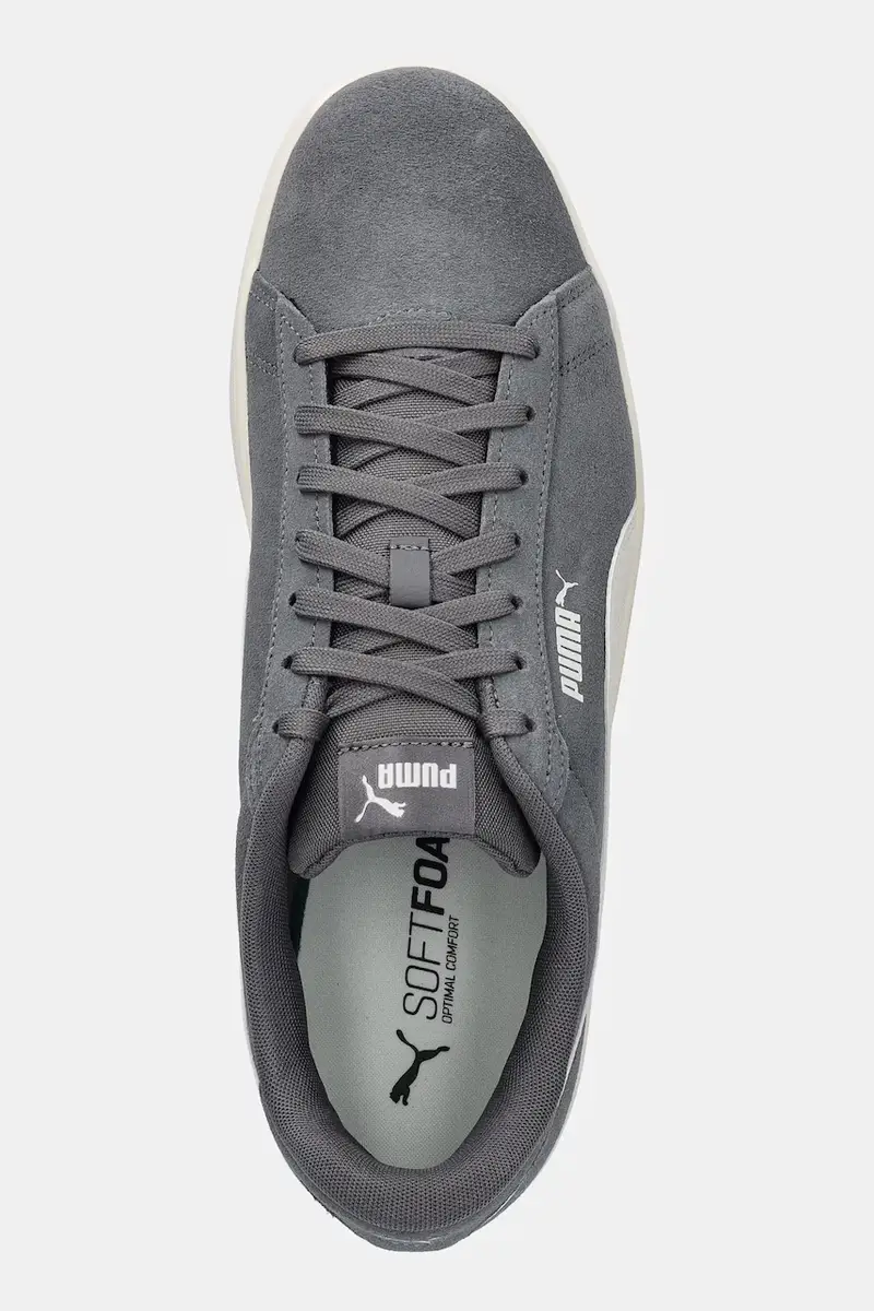 sneakers in camoscio PUMA Smash 3.0 colore grigio miniatura 4
