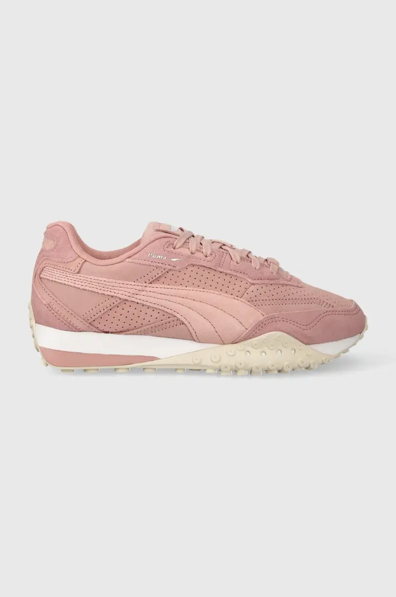 sneakers in camoscio Rosa