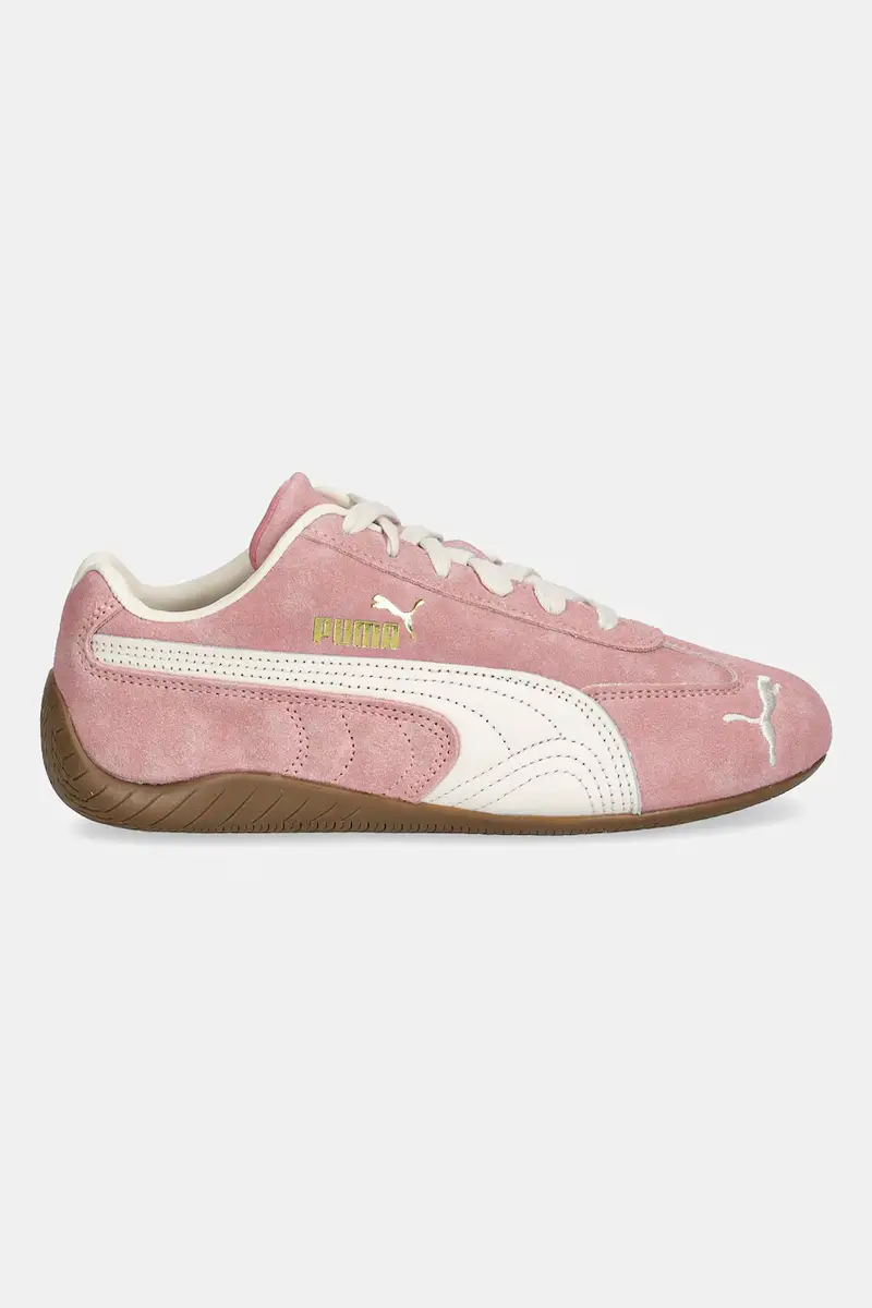 sneakers in camoscio Speedcat Faded donna colore rosa 403688 miniatura 2