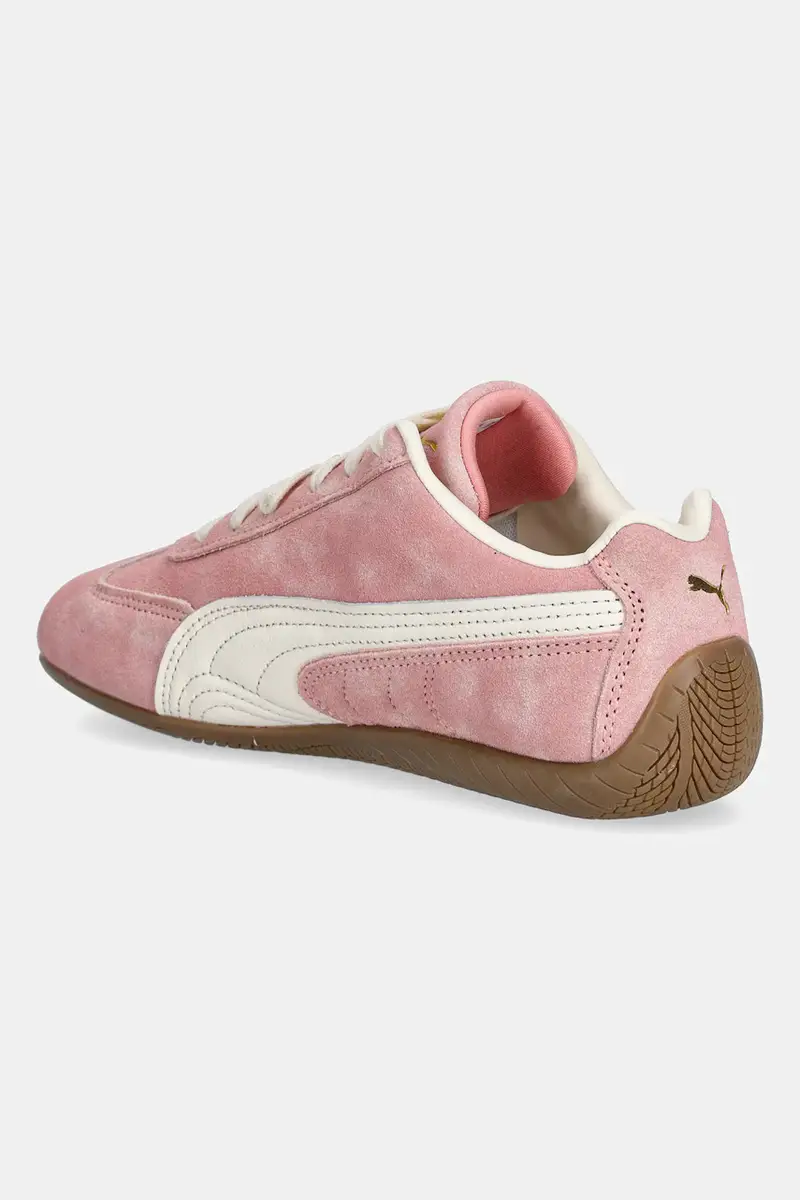 sneakers in camoscio Speedcat Faded donna colore rosa 403688 miniatura 3