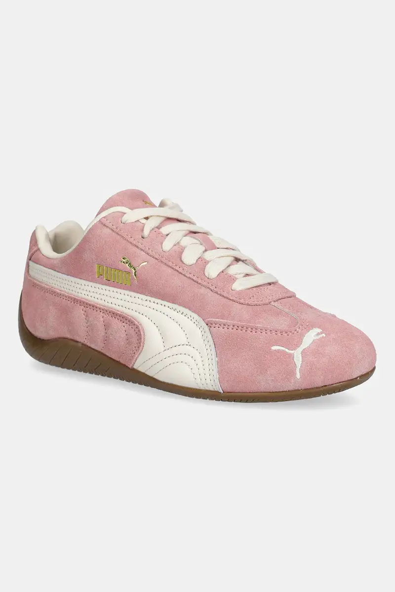 sneakers in camoscio Speedcat Faded donna colore rosa 403688