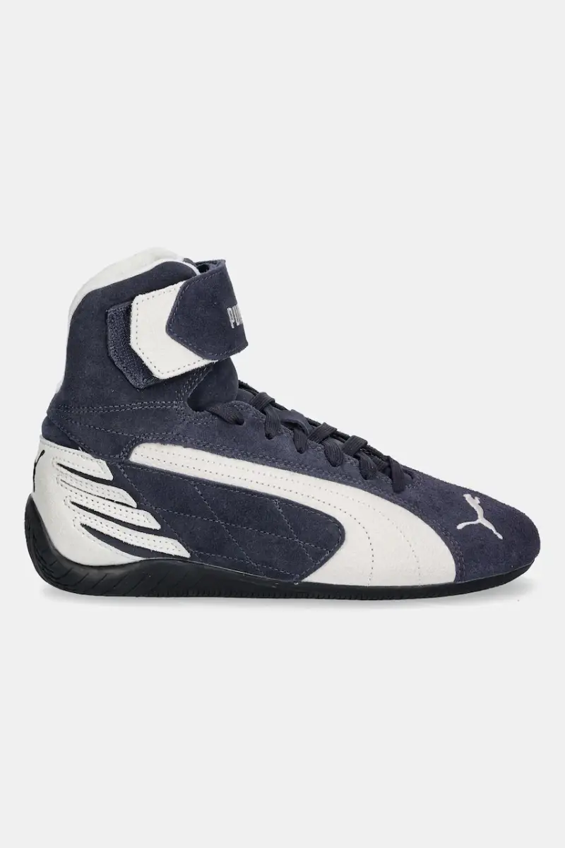 sneakers in camoscio Speedcat Mid Blu navy miniatura 2