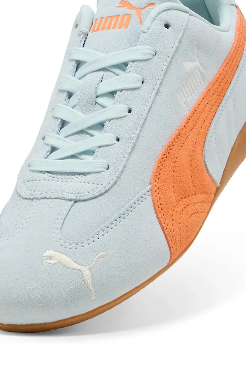 sneakers in camoscio Speedcat OG colore blu 398846 miniatura 3