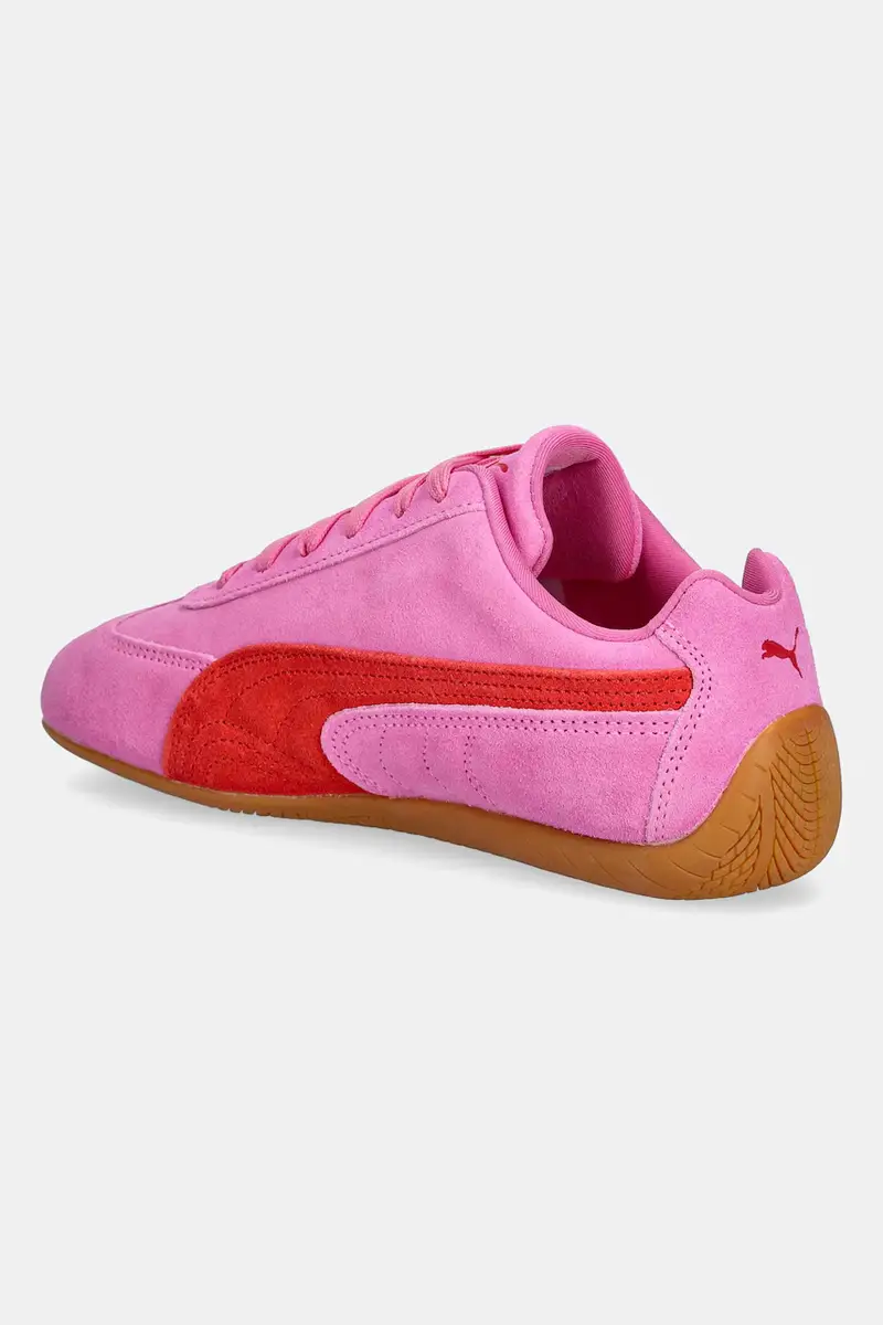 sneakers in camoscio Speedcat OG colore nero 398846 Rosa miniatura 3