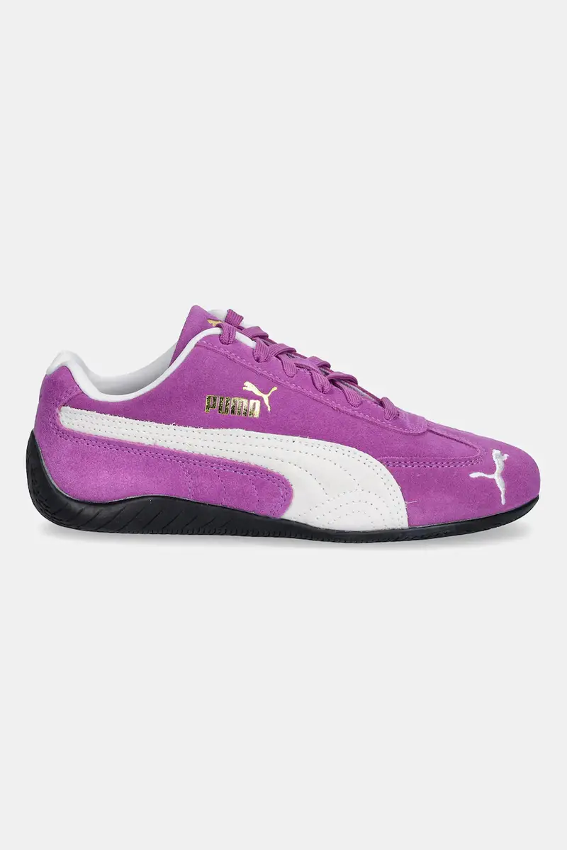 sneakers in camoscio Speedcat OG colore violetto 398846 miniatura 2