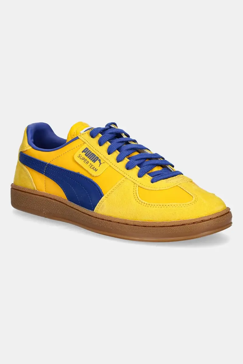 sneakers in camoscio Super Team PARMA Sport colore giallo 401079