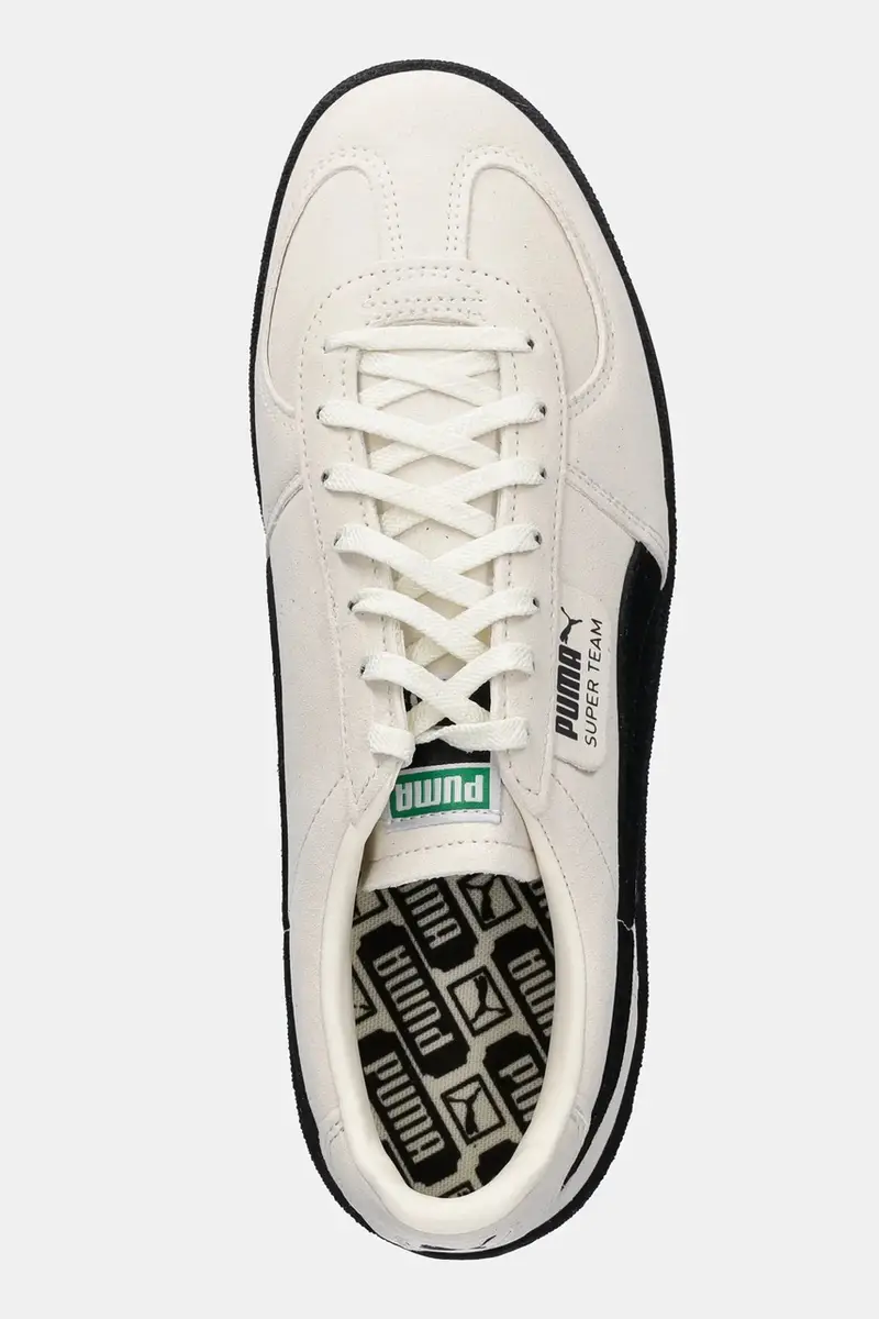 sneakers in camoscio Super Team uomo colore beige 403171 miniatura 4