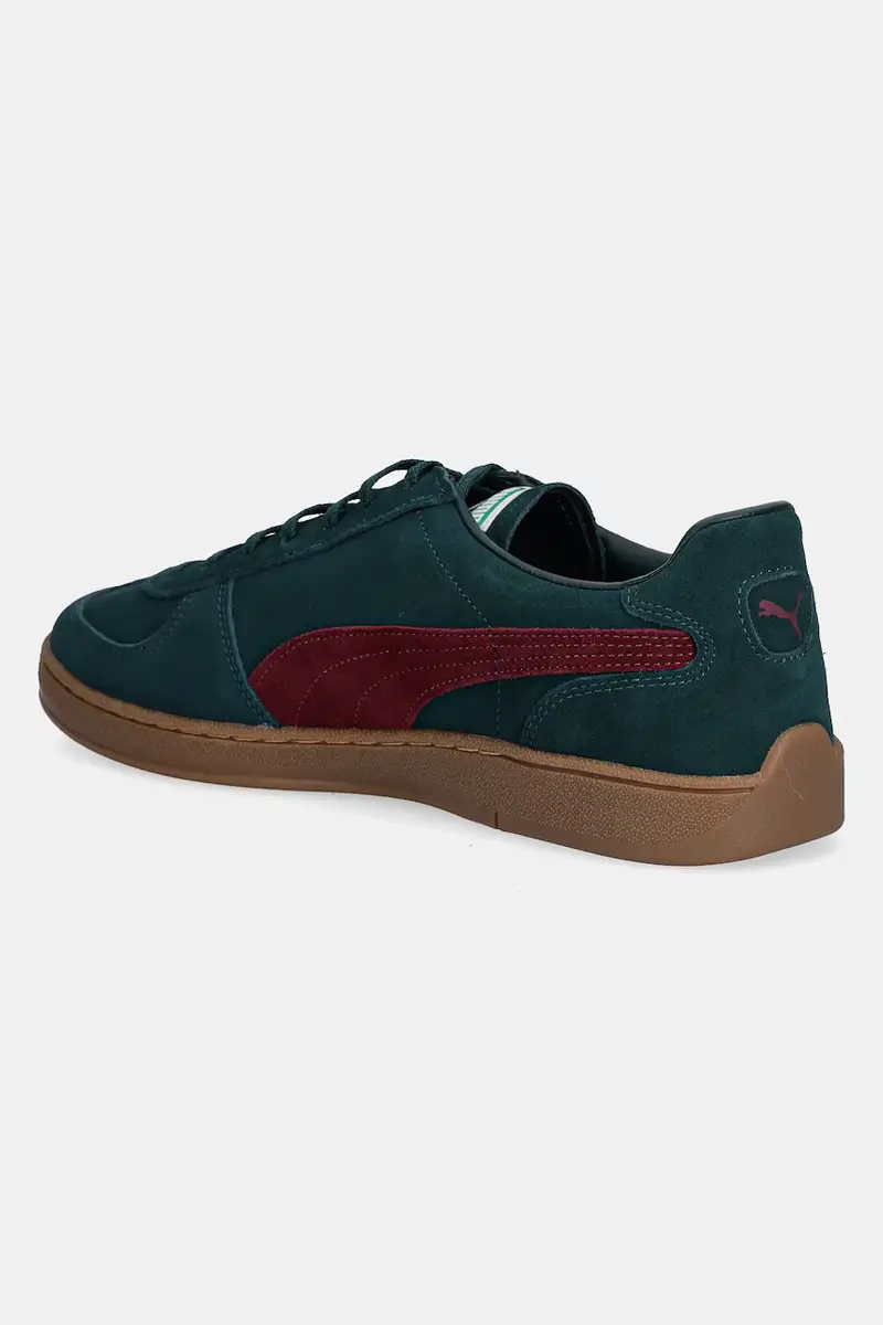 sneakers in camoscio Super Team uomo colore verde 403171 miniatura 3