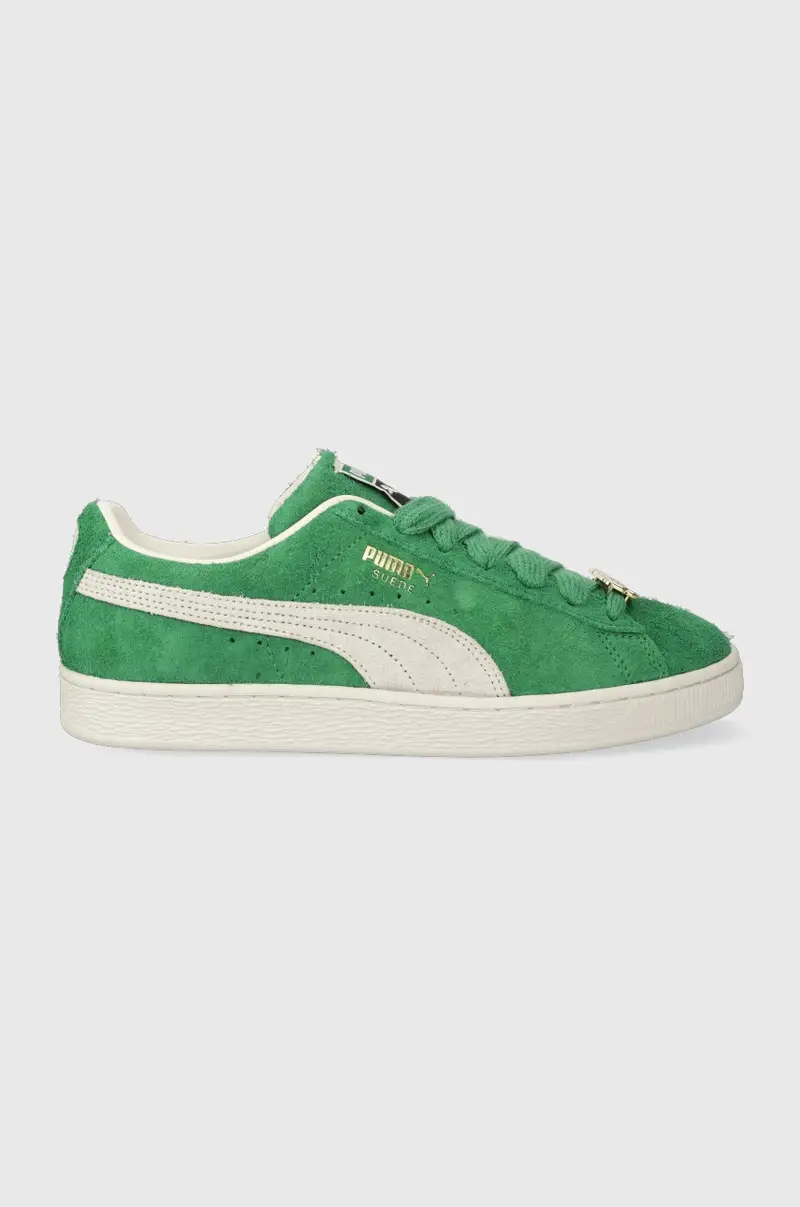 sneakers in camoscio Verde