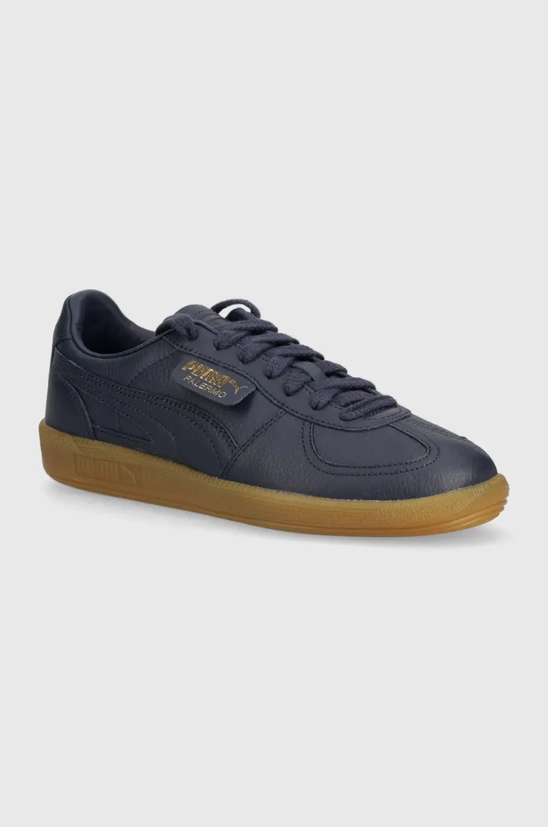 sneakers in pelle colore blu navy