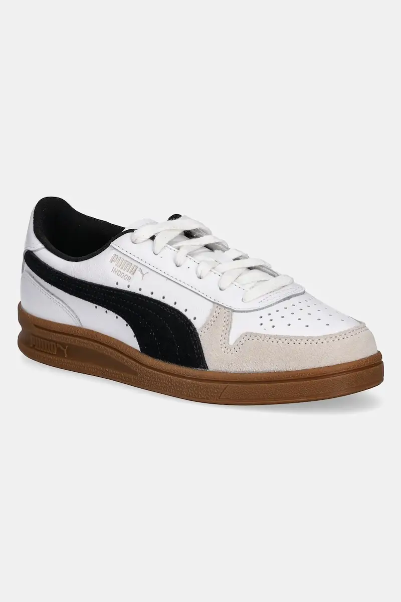 sneakers in pelle Indoor colore bianco 401360