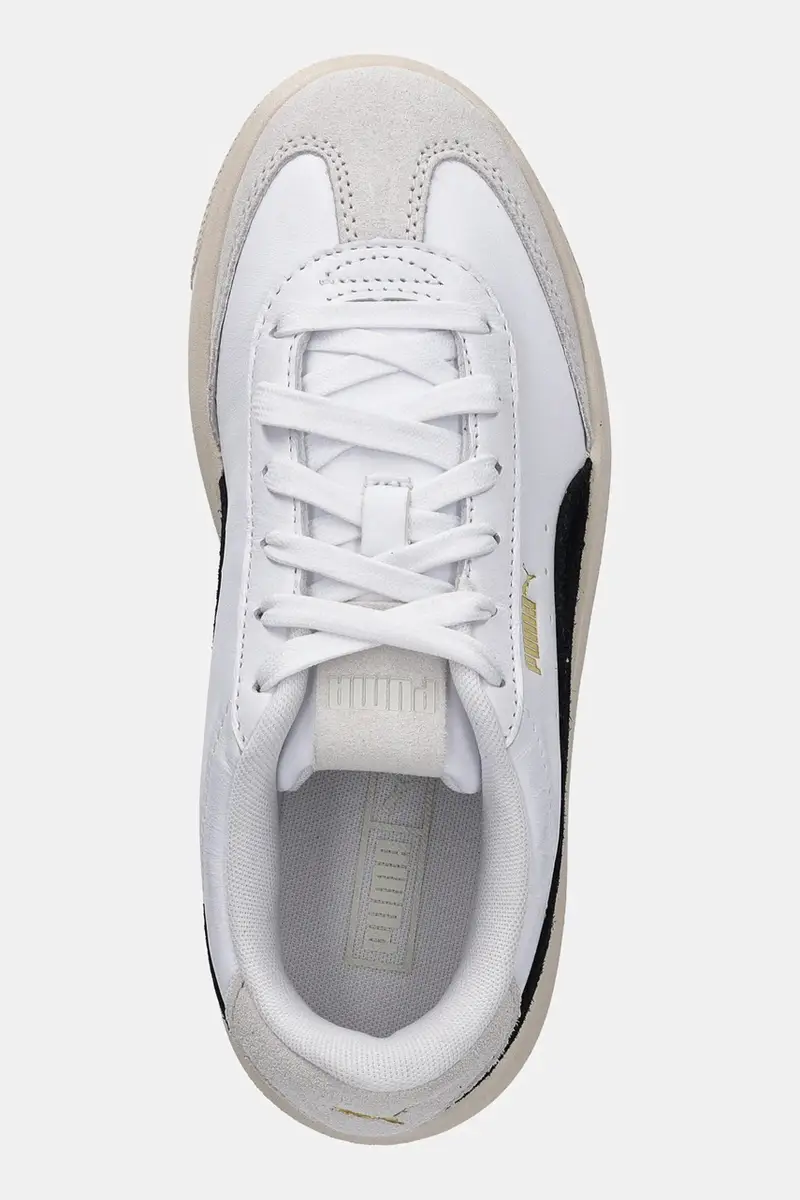 sneakers in pelle Lajla T-toe colore bianco 397734 miniatura 4