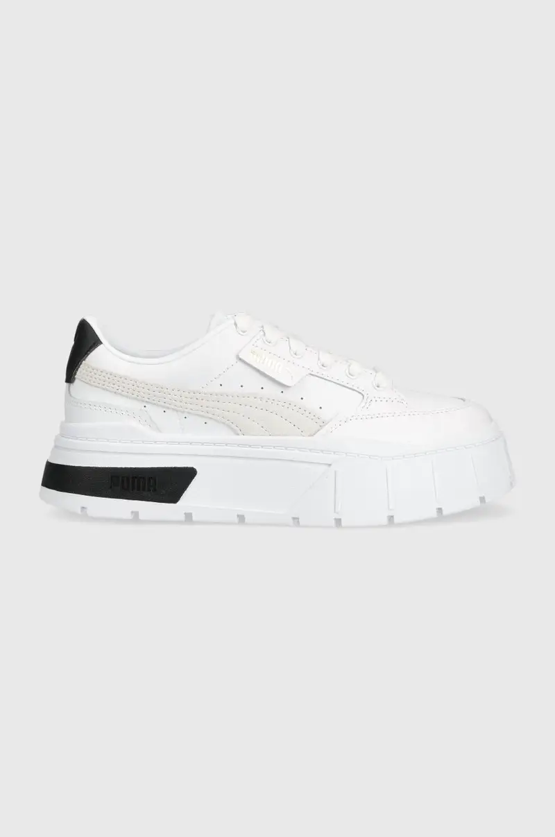sneakers in pelle Mayze Stack Wns colore bianco 384363 389853