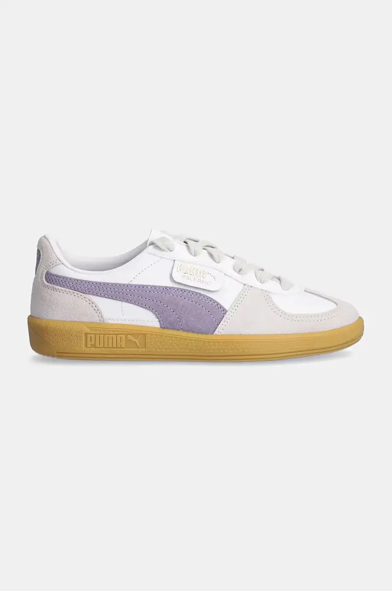 sneakers in pelle Palermo colore violetto 396464 miniatura 2