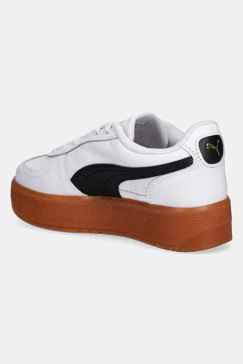 sneakers in pelle Palermo Elevata Lth Wns donna colore beige 400461 miniatura 3