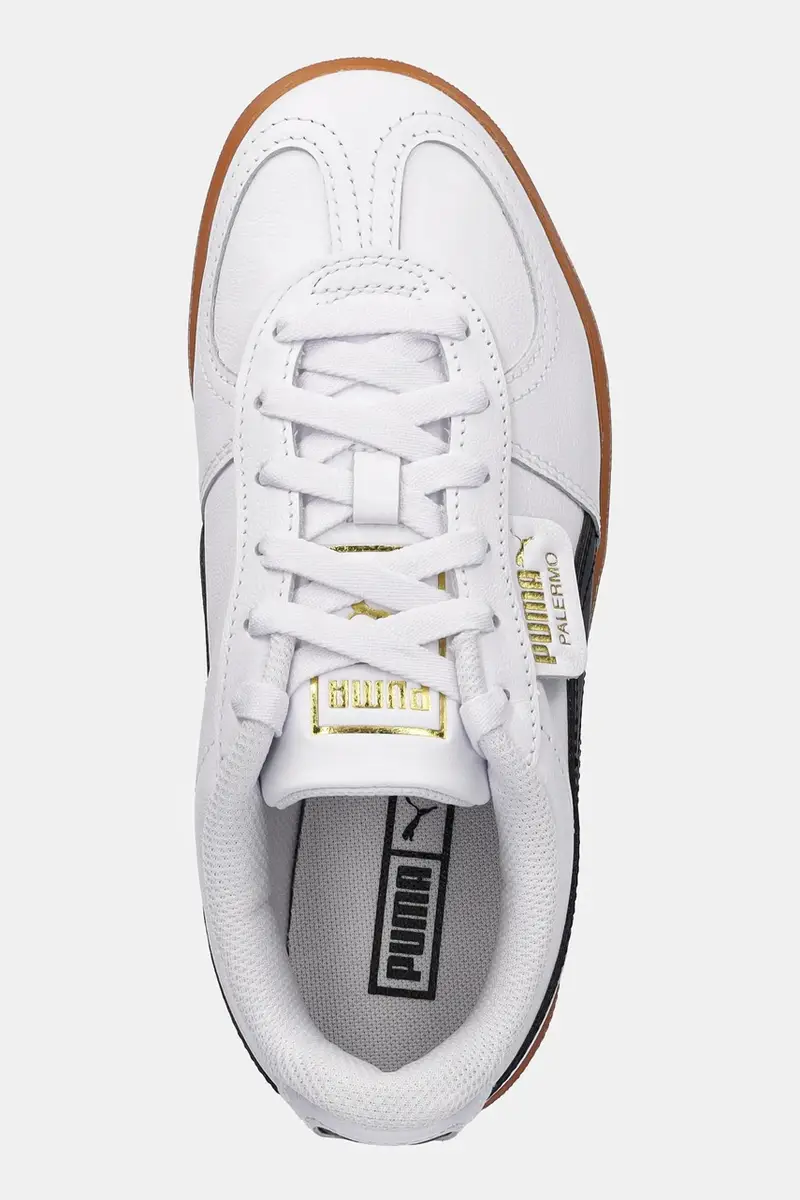 sneakers in pelle Palermo Elevata Lth Wns donna colore beige 400461 miniatura 4