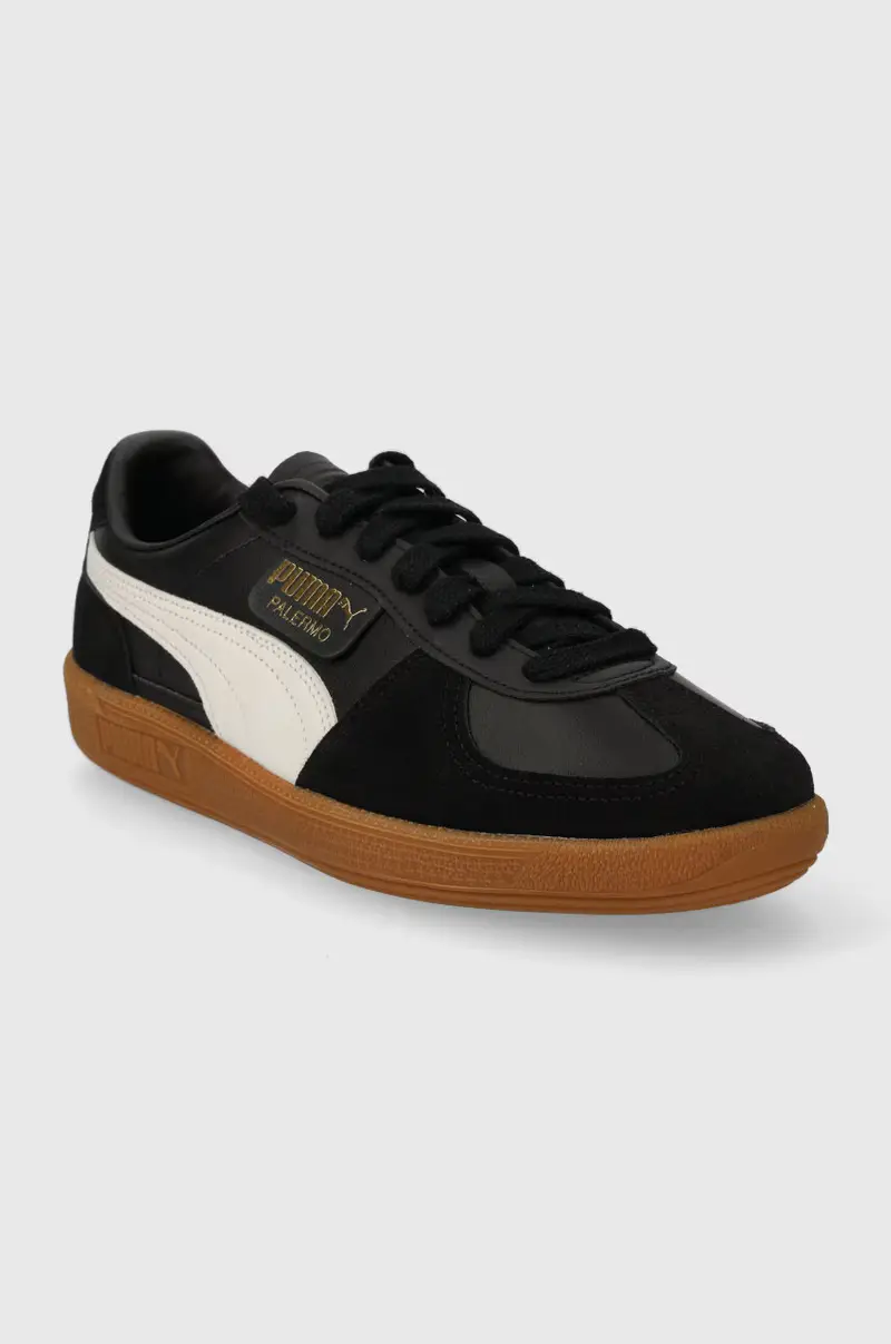 sneakers in pelle Palermo Nero miniatura 2