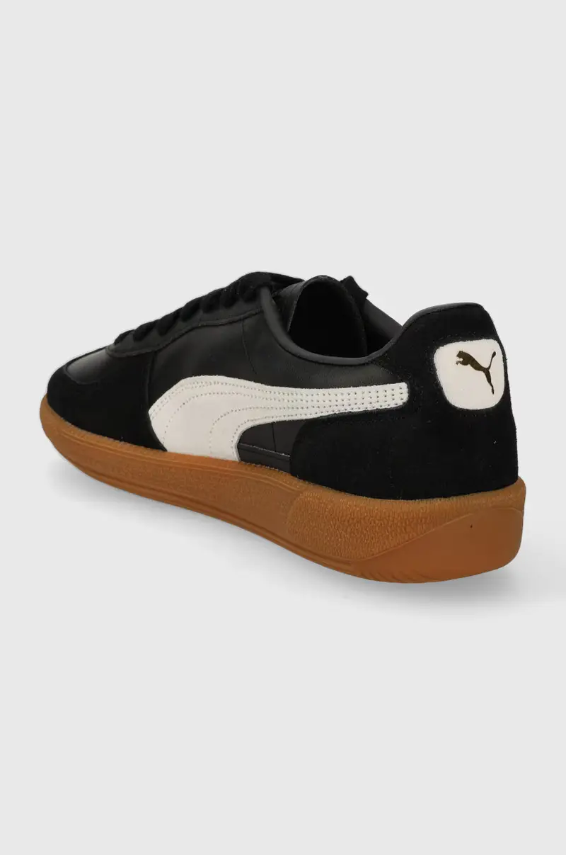 sneakers in pelle Palermo Nero miniatura 3