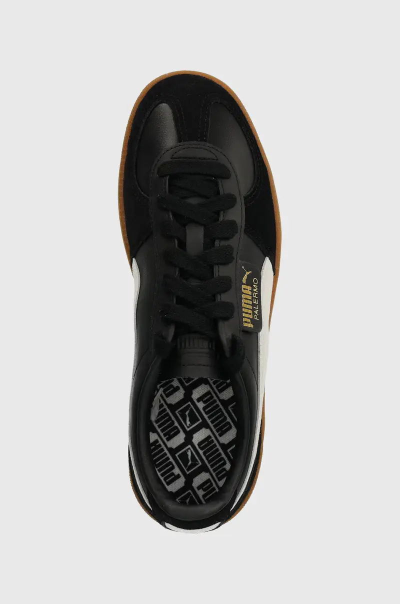 sneakers in pelle Palermo Nero miniatura 4