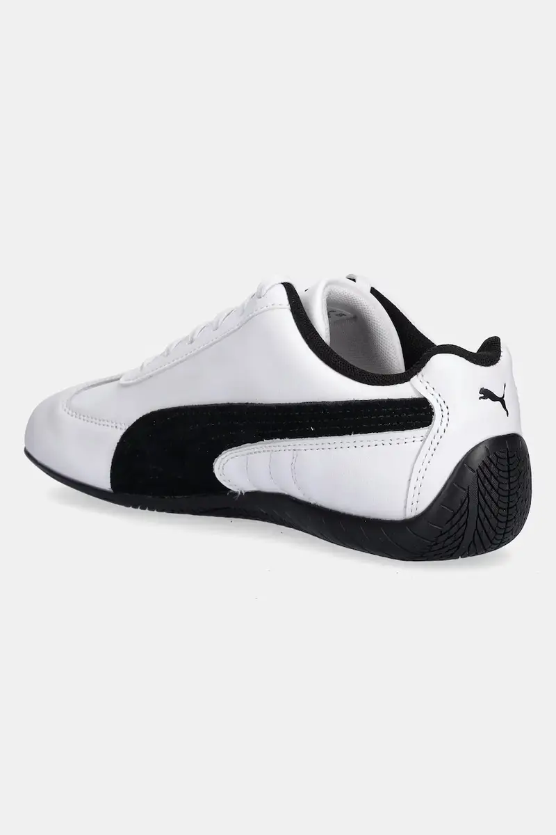sneakers in pelle Speedcat LTHR colore bianco 403175 miniatura 3