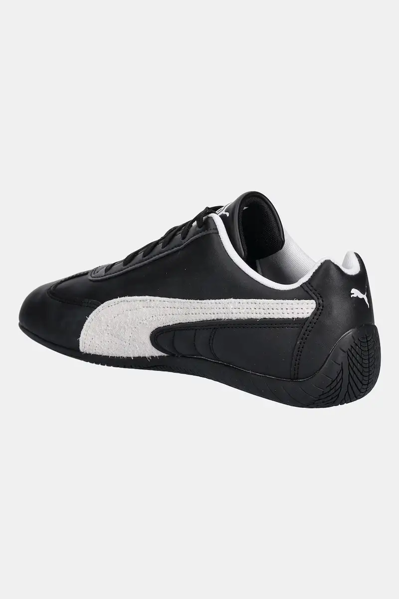 sneakers in pelle Speedcat LTHR colore nero 403175 miniatura 3