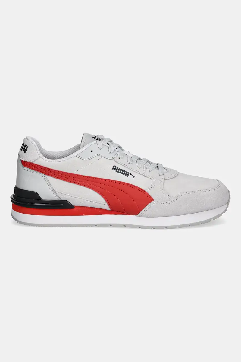 sneakers in pelle ST Runner v4 SD uomo colore grigio 399665 miniatura 2